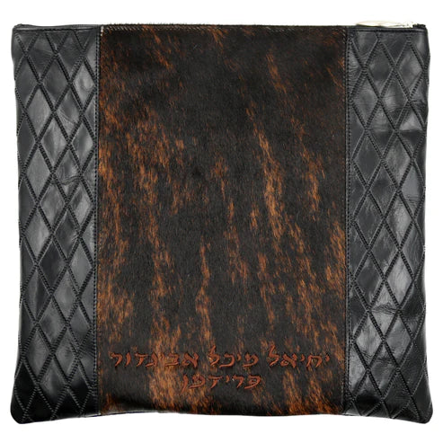 Custom Leather Tallit  Tefillin Bag Style #2020-C1
